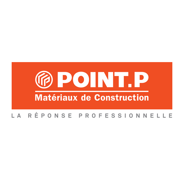Team-Building entreprise - Logo de l'entreprise Point P pour une préstation en réalité virtuelle avec la société TKorp, experte en réalité virtuelle, graffiti virtuel, et digitalisation des entreprises (développement et événementiel)